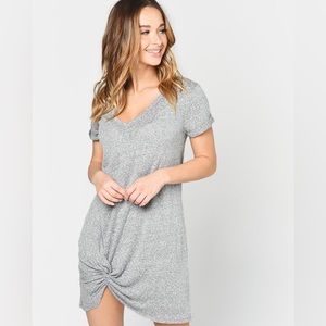 Z Supply Triblend side Knot Dress